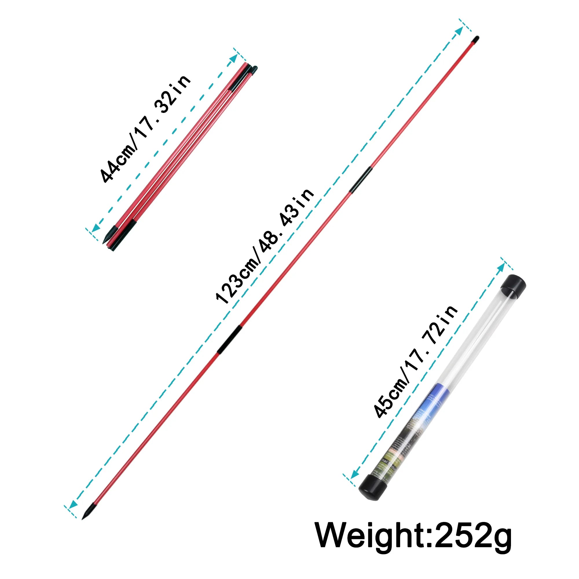 48" Golf Alignment Sticks (2-Pack)